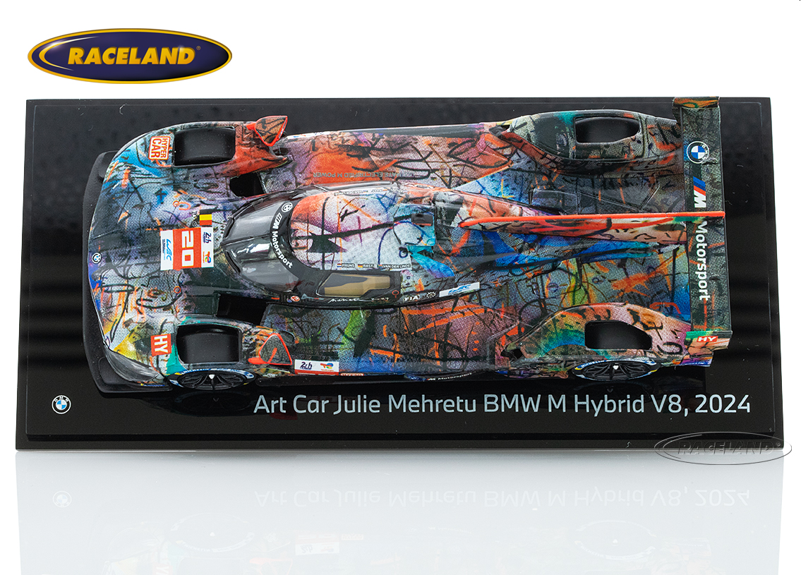 BMW M Hybrid V8 LMDh Team WRT Art Car Julie Mehretu Le Mans 2024