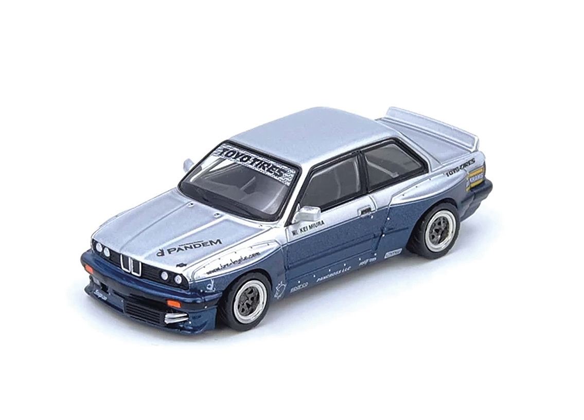 BMW E30 M3 Pandem V1.5 - silber - blau