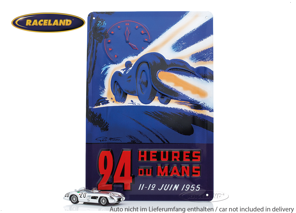 tin sign 24h Le Mans Racing Night 20 x 30cm