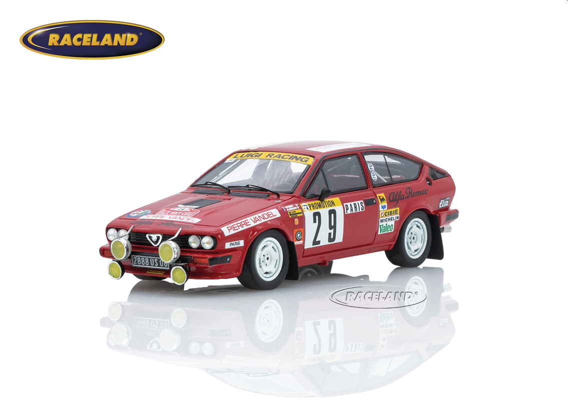 Alfa Romeo Alfetta GTV 6 Luigi Racing 15° Rallye Monte Carlo 1983