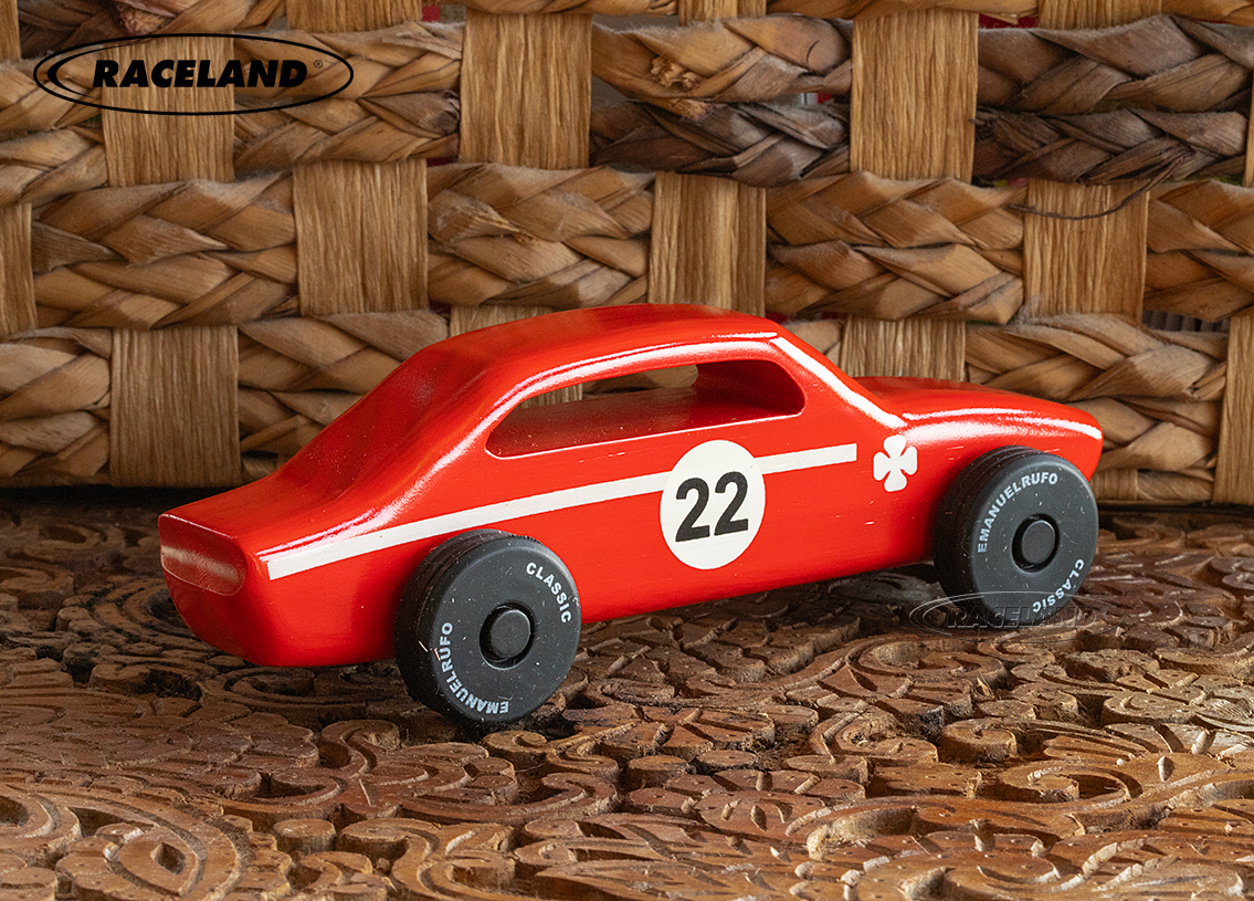Wooden toy racer no.15