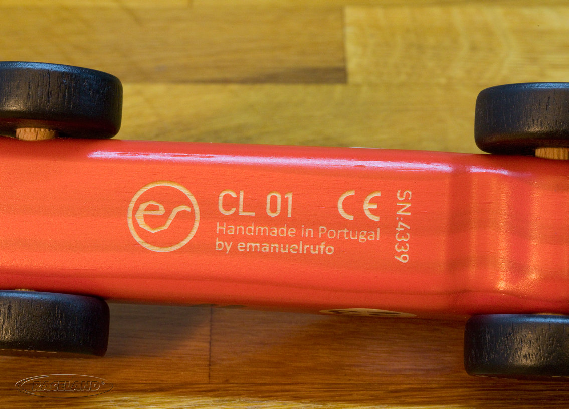 Wooden toy racer no.23
