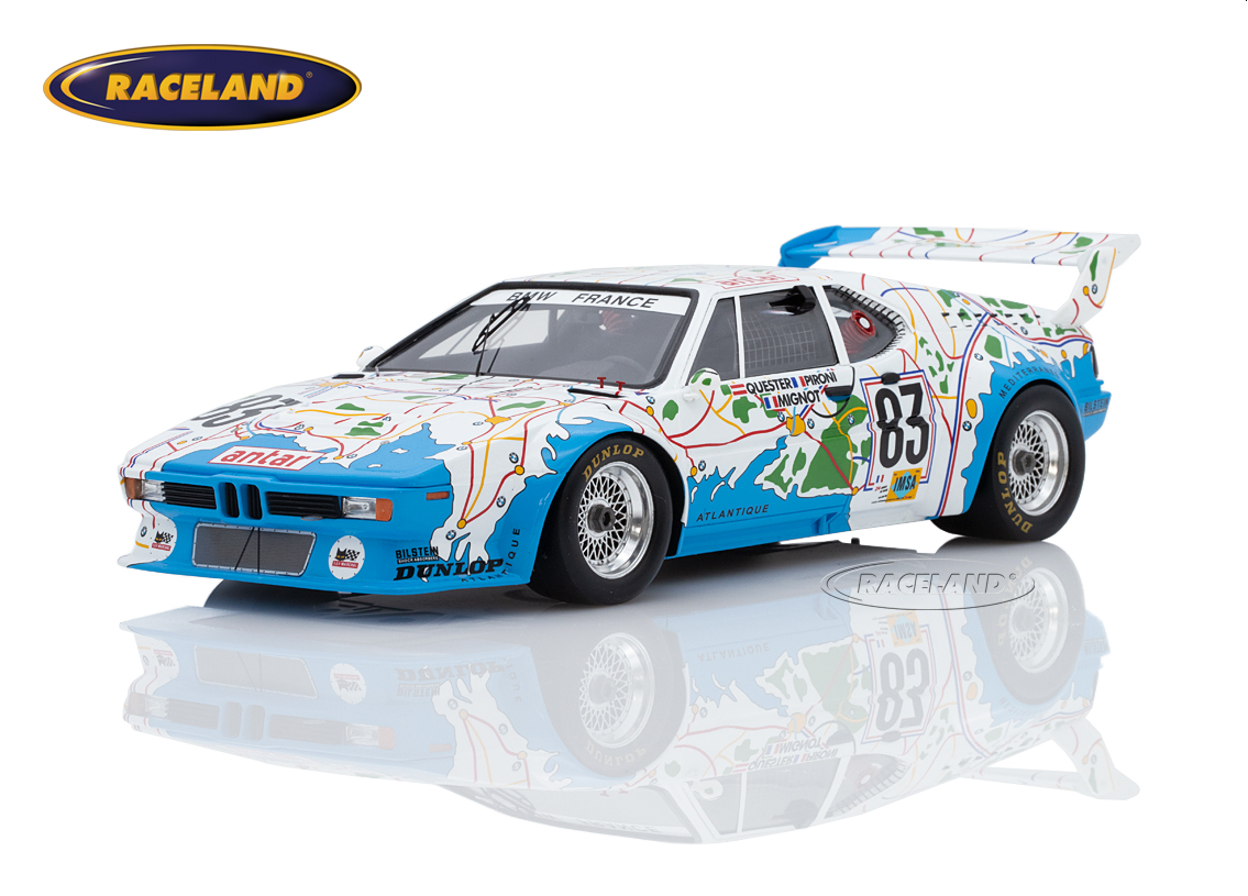 BMW M1 BMW France Map Art Car 14° Le Mans 1980