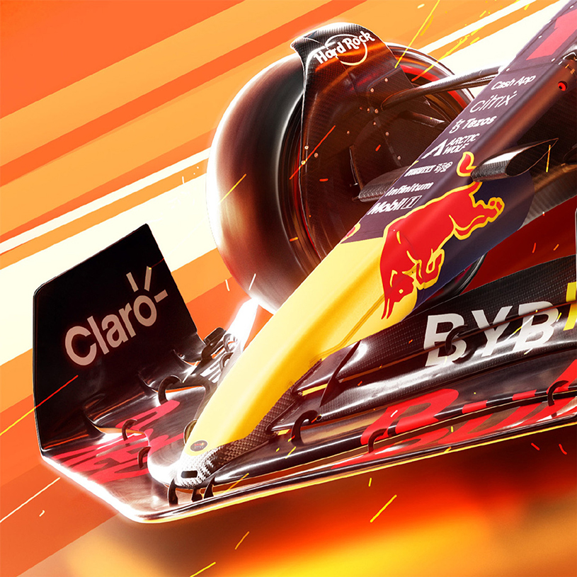 Poster Oracle Red Bull Racing F1 Max Verstappen Dutch GP 2022 50x70cm
