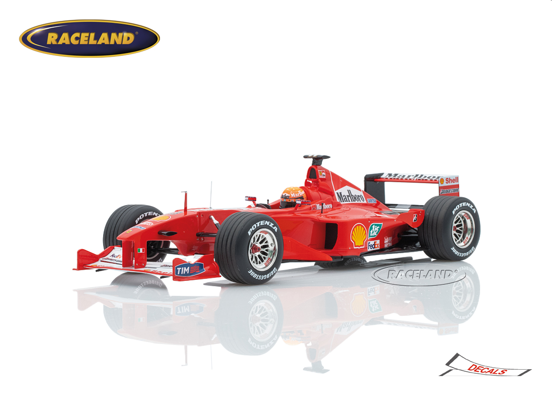 Ferrari F1-2000 V10 F1 Scuderia Ferrari Sieger GP Italien Weltmeister 2000