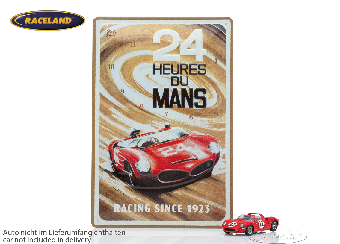 Blechschild 24H Le Mans 1963 20 x 30cm