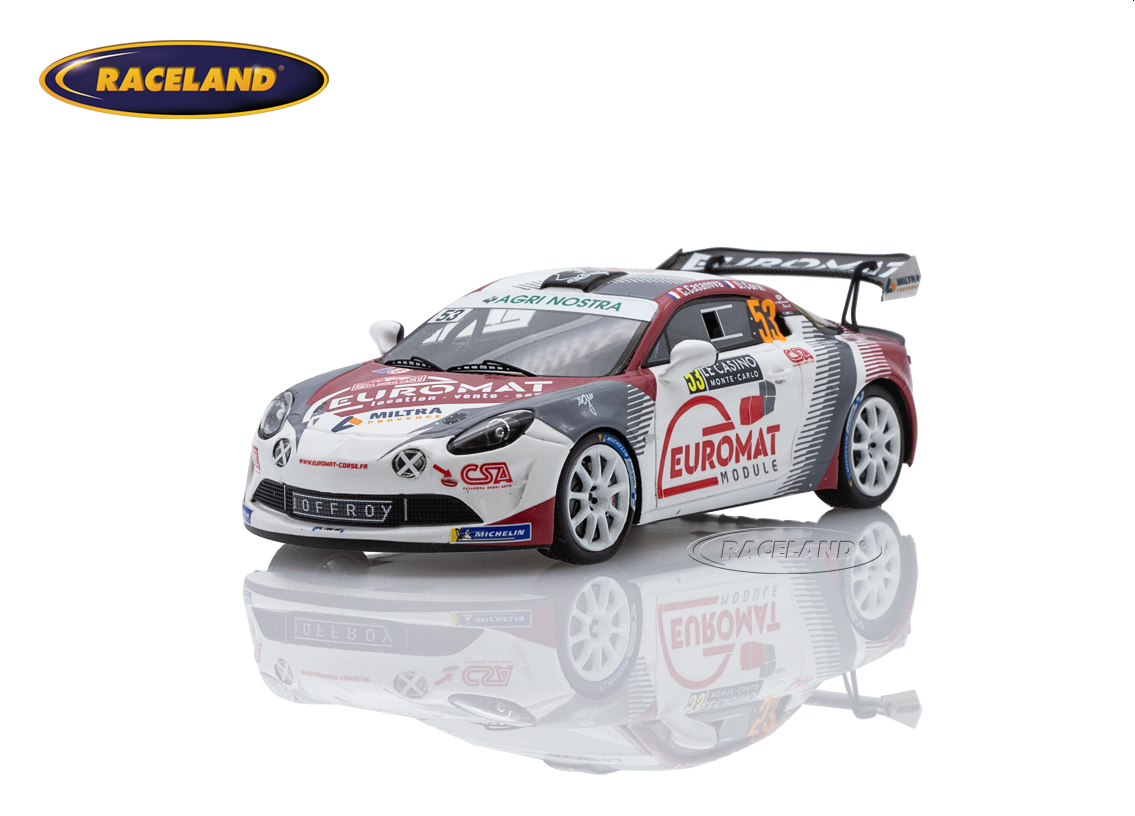 Alpine A110 Rally RGT Euromat 36° Rallye Monte Carlo 2022