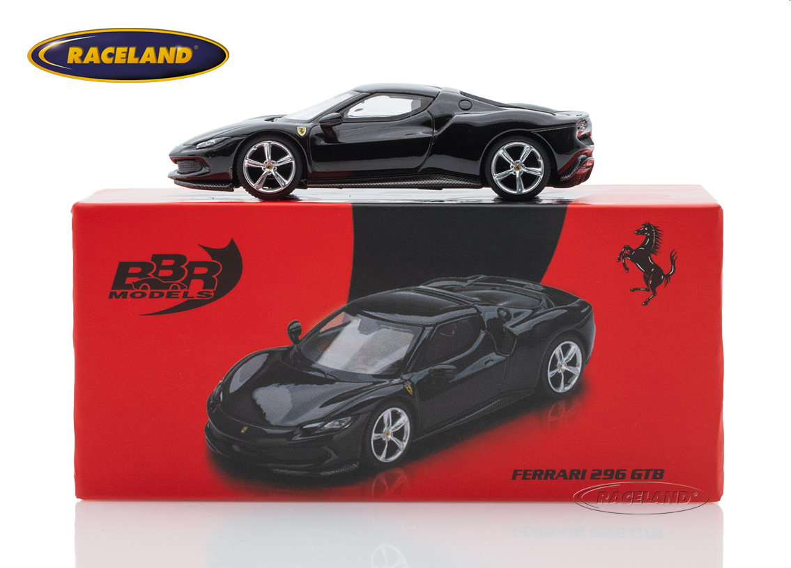 Ferrari 296 GTB Nero Daytona 2024 - schwarz