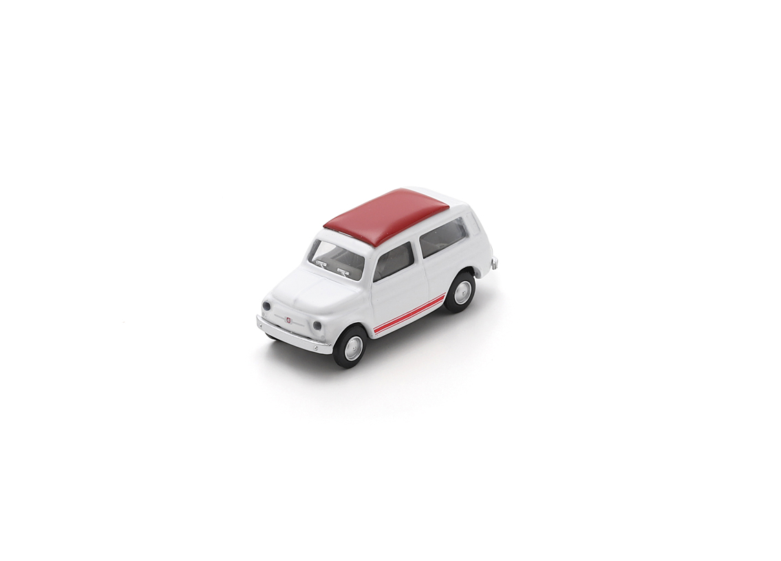 Fiat 500 Giardiniera 1968 - weiss/rot