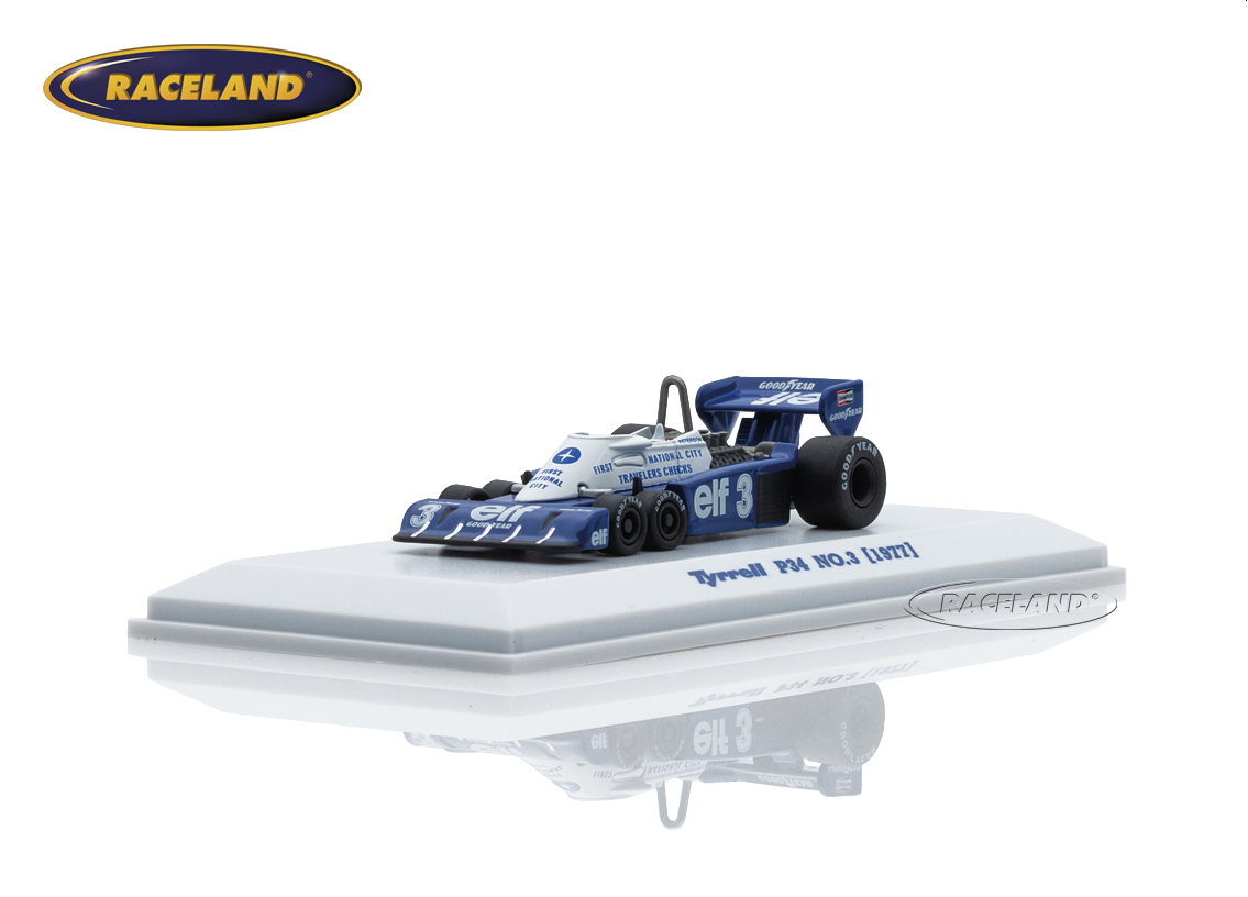 Tyrrell P34 Cosworth V8 F1 six wheel elf 1977