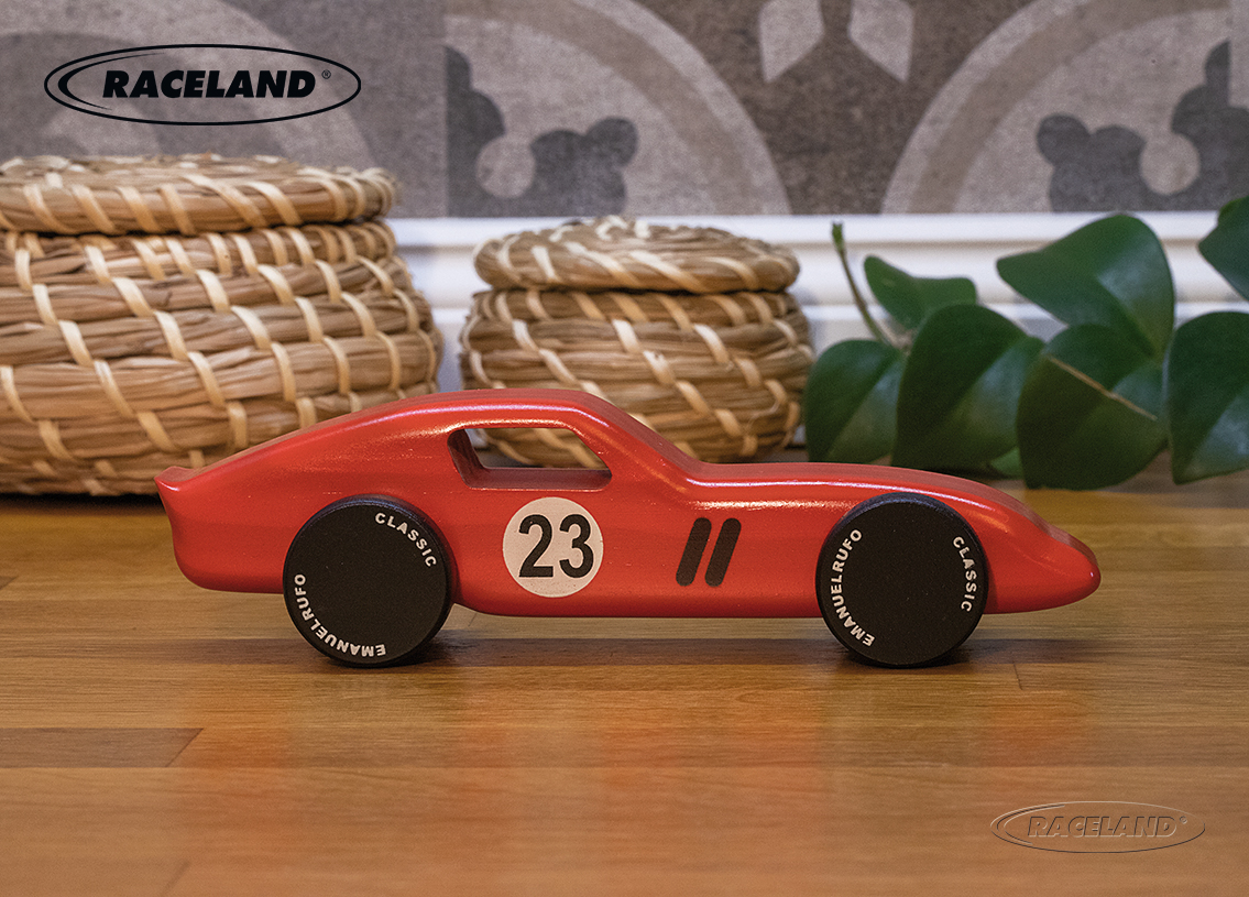 Wooden toy racer no.23