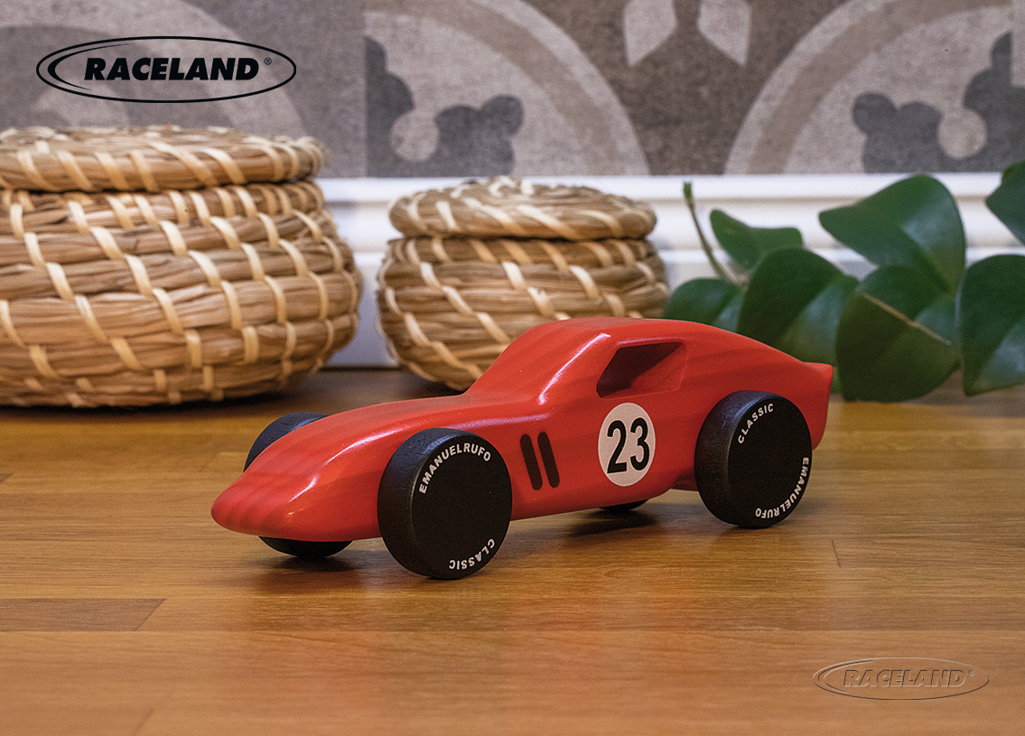 Wooden toy racer no.23