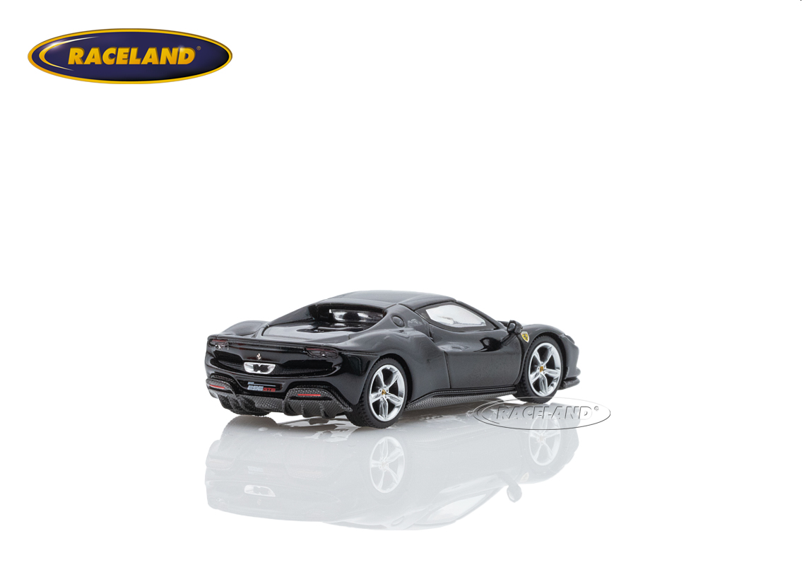 Ferrari 296 GTB Nero Daytona 2024 - schwarz