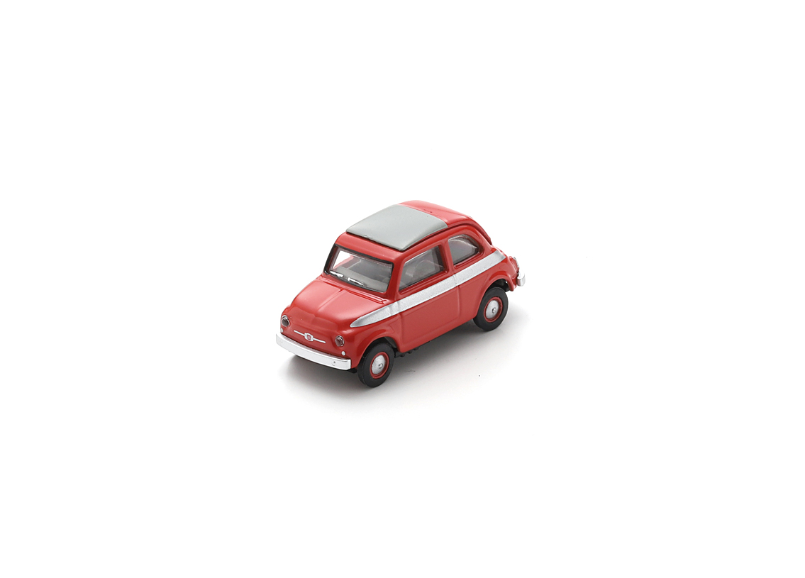 Fiat 500 1968 - rot/weiss