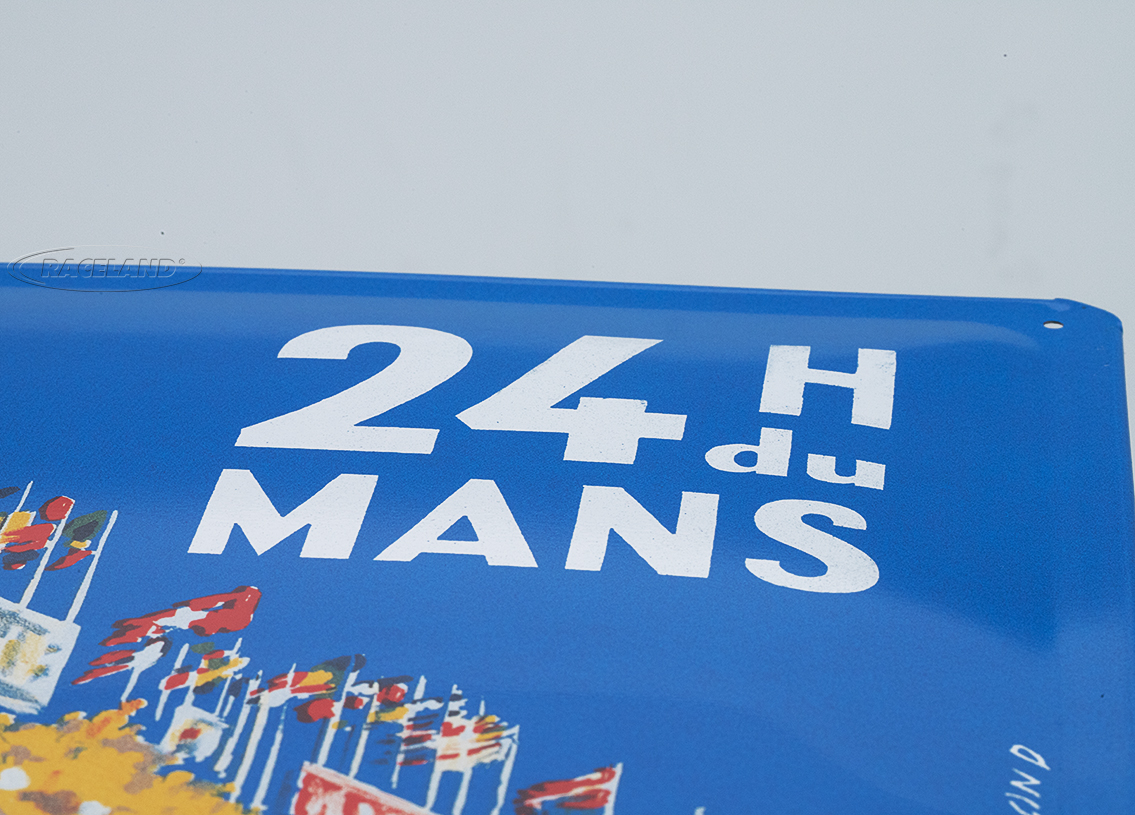 Blechschild 24H Le Mans 30 x 40cm