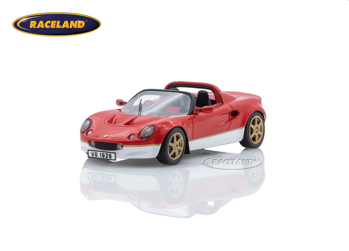 Lotus Elise S1 Type 49 Gold Leaf Design 1999 RHD - red-white