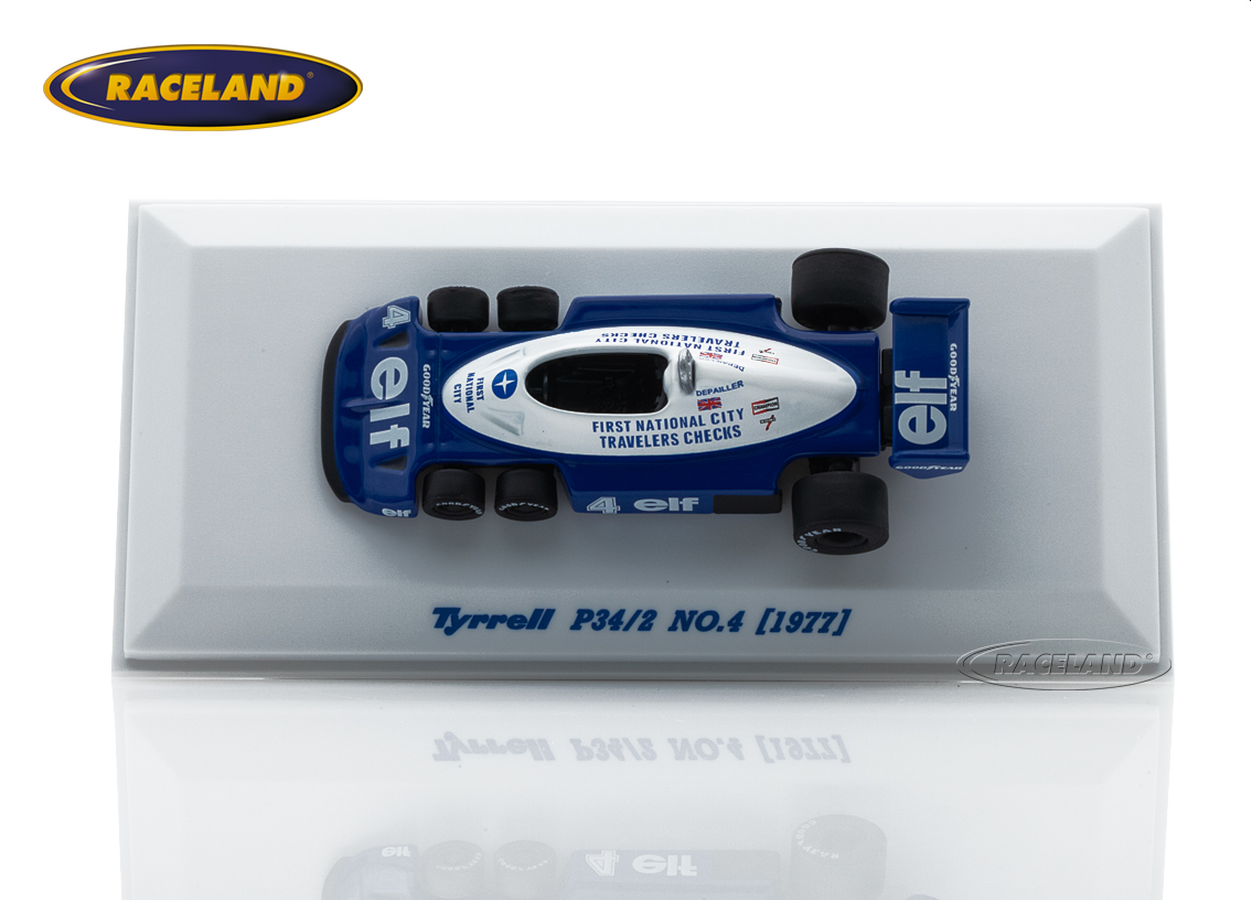 Tyrrell P34/2 Cosworth V8 F1 six wheel elf 1977