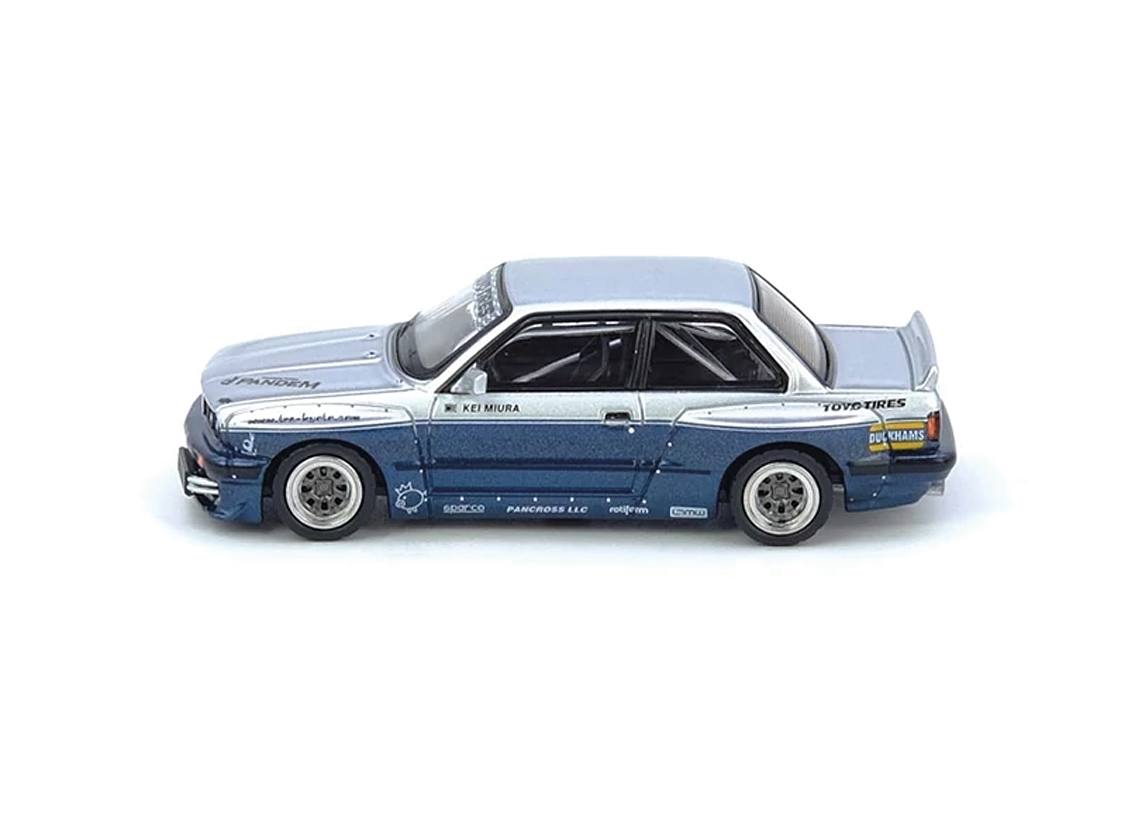 BMW E30 M3 Pandem V1.5 - silber - blau