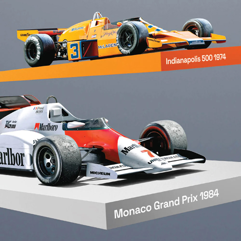 Poster McLaren Triple Crown 50x70cm