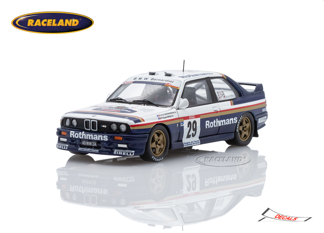 BMW M3 E30 Rothmans Racing 7° Rallye Korsika 1991