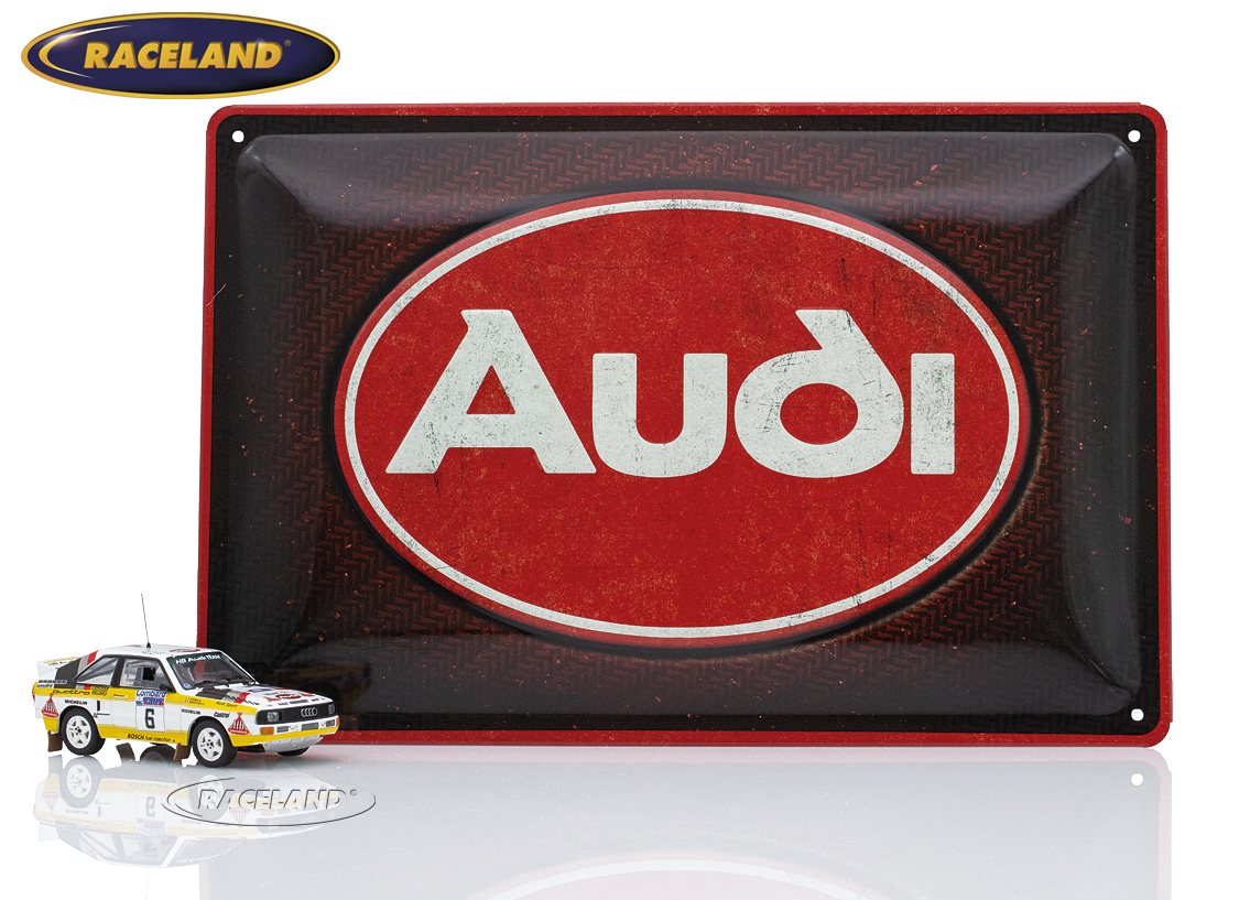 Tin sign AUDI Logo classic 20 x 30cm