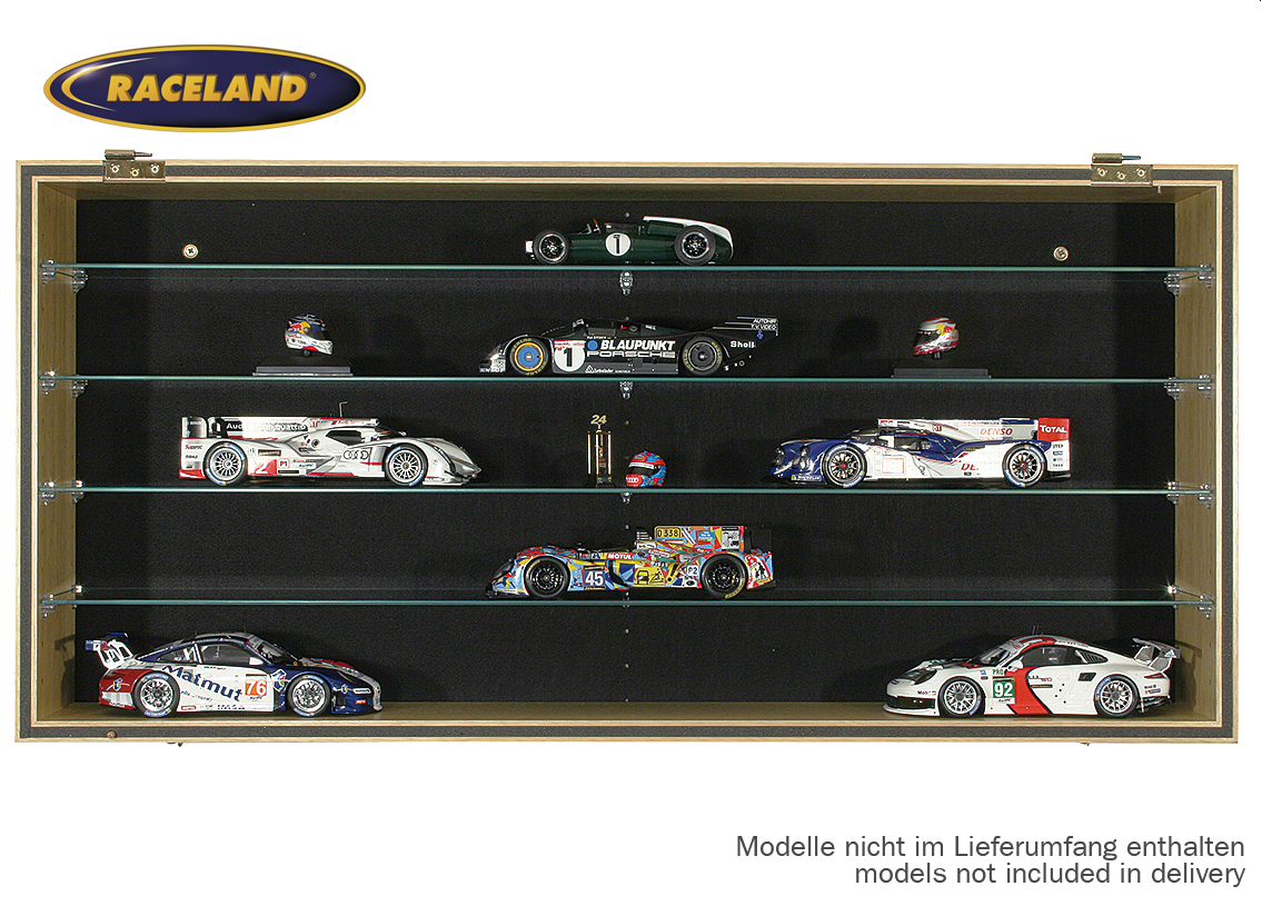 Display cabinet Raceland 100% dustproof display