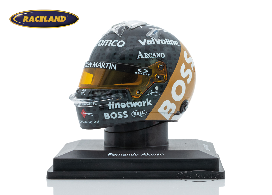Helm Aston Martin Aramco F1 GP England 2024