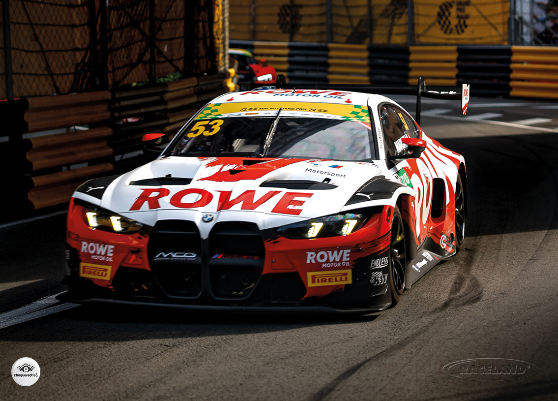 BMW M4 GT3 Evo ROWE Racing 2° FIA GT World Challenge Macau 2025