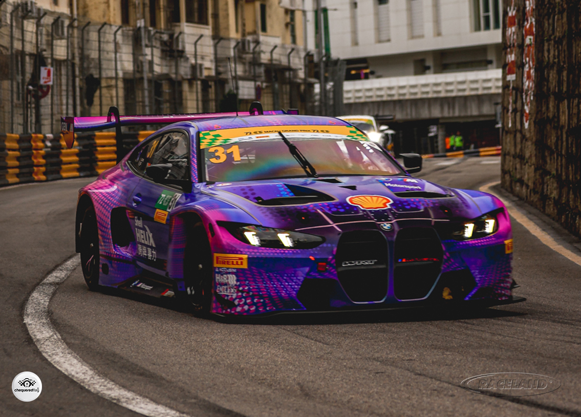 BMW M4 GT3 Evo Team WRT SHELL 6° FIA GT World Challenge Macau 2025