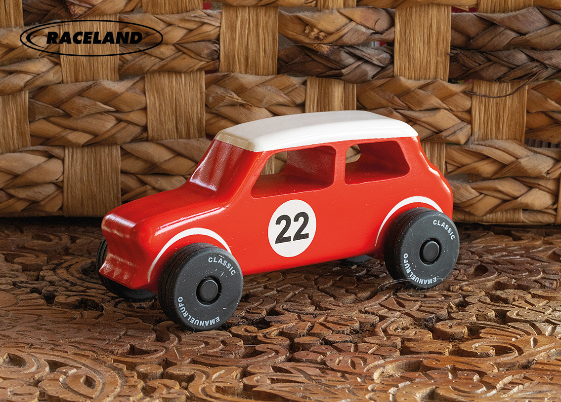 Wooden toy racer no.15