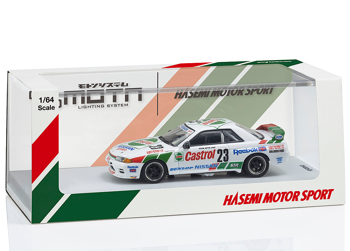 Nissan Sklyine GT-R Gr.A Castrol 1990 - Mit LED Scheinwerfern und Rückleuchten
