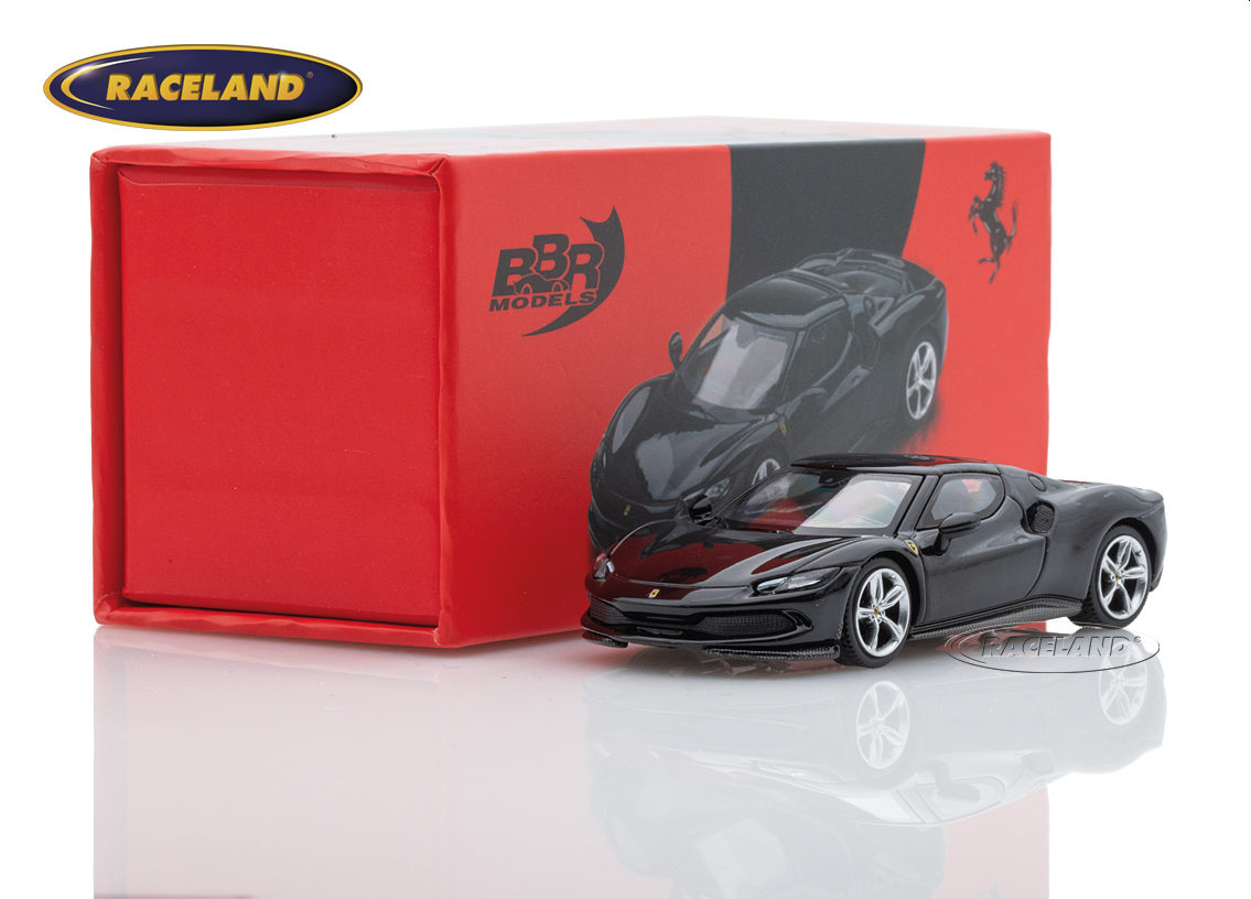 Ferrari 296 GTB Nero Daytona 2024 - schwarz